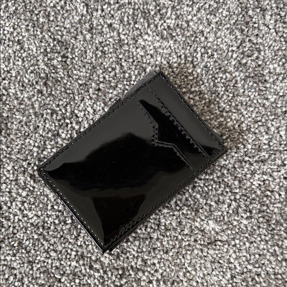 NWT! J. Crew Sleek Black Card Holder